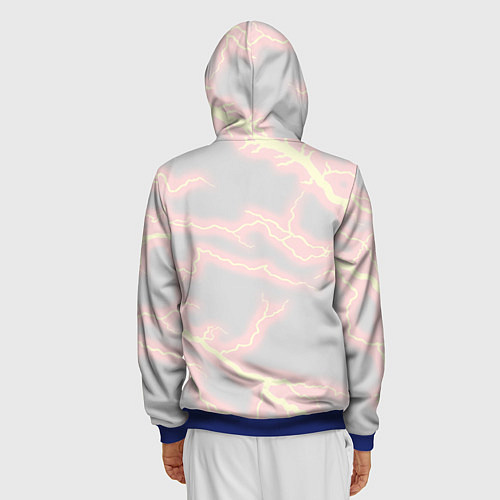 Мужская толстовка на молнии KIMETSU NO YAIBA / 3D-Синий – фото 4