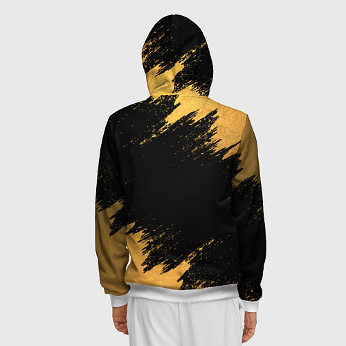 Мужская толстовка на молнии PORTAL / 3D-Белый – фото 4