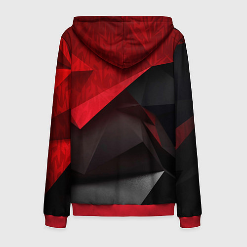 Мужская толстовка на молнии BTS / 3D-Красный – фото 2