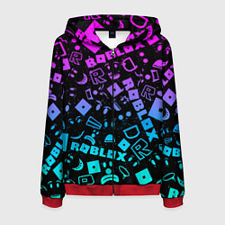 Толстовка 3D на молнии мужская Roblox, цвет: 3D-красный