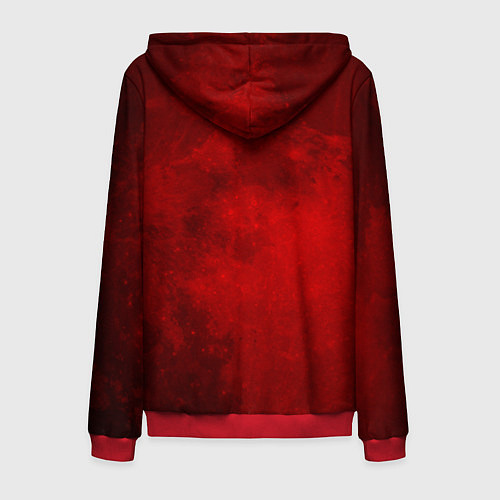 Мужская толстовка на молнии МАРС / 3D-Красный – фото 2