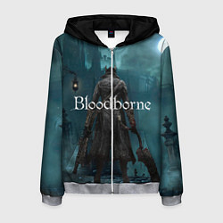 Мужская толстовка на молнии Bloodborne