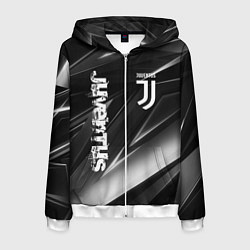 Толстовка 3D на молнии мужская JUVENTUS, цвет: 3D-белый