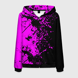 Толстовка 3D на молнии мужская Чёрная магия, цвет: 3D-черный