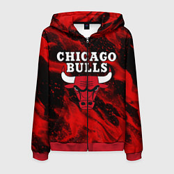Мужская толстовка на молнии CHICAGO BULLS