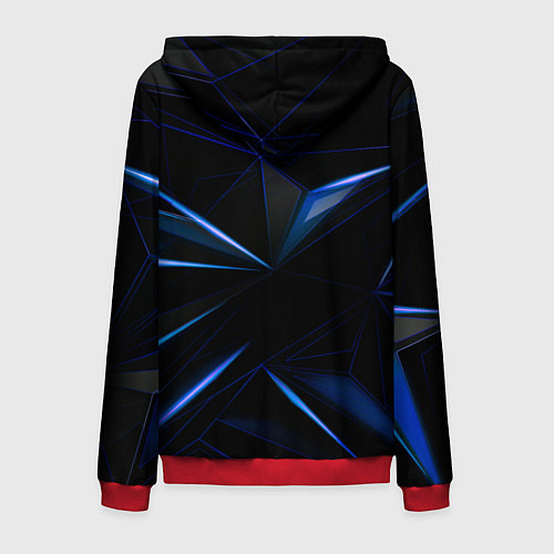 Мужская толстовка на молнии SUBARU / 3D-Красный – фото 2