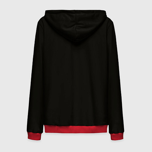 Мужская толстовка на молнии THE LAST OF US / 3D-Красный – фото 2