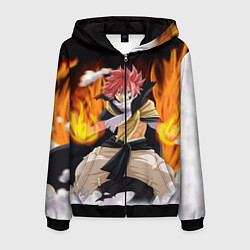 Толстовка 3D на молнии мужская FAIRY TAIL ХВОСТ ФЕИ, цвет: 3D-черный