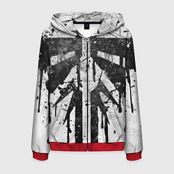 Толстовка 3D на молнии мужская THE LAST OF US 2, цвет: 3D-красный