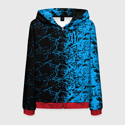 Толстовка 3D на молнии мужская The Witcher, цвет: 3D-красный