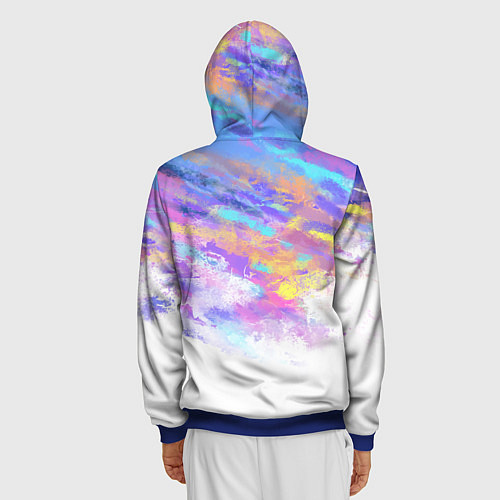 Мужская толстовка на молнии Roblox / 3D-Синий – фото 4