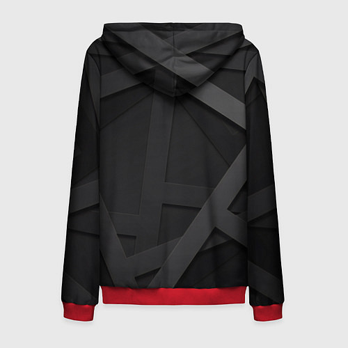 Мужская толстовка на молнии LEXUS / 3D-Красный – фото 2