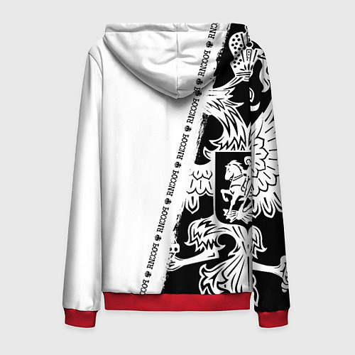 Мужская толстовка на молнии Георгий / 3D-Красный – фото 2