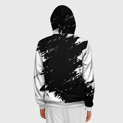 Мужская толстовка на молнии The Witcher / 3D-Белый – фото 4