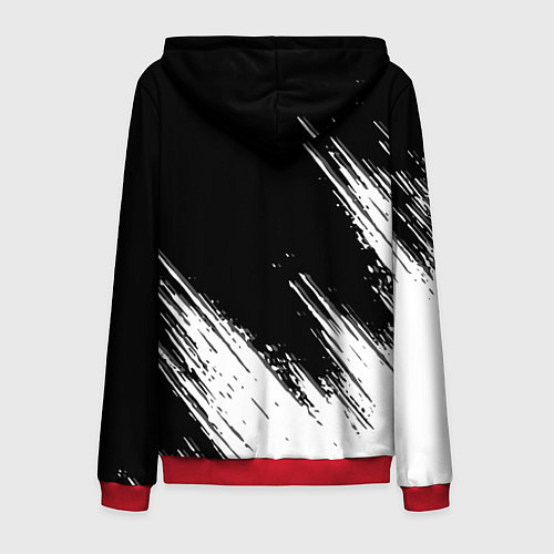 Мужская толстовка на молнии The Last of Us: Part 2 / 3D-Красный – фото 2