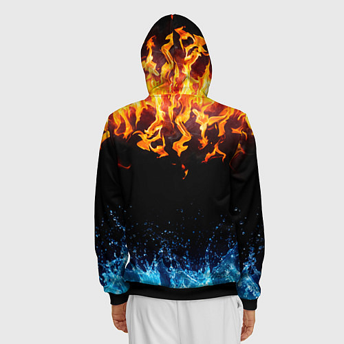 Мужская толстовка на молнии Borderlands 3 / 3D-Черный – фото 4