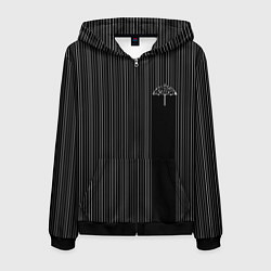 Толстовка 3D на молнии мужская The umbrella academy Z, цвет: 3D-черный