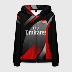 Толстовка 3D на молнии мужская ARSENAL UNIFORM, цвет: 3D-черный