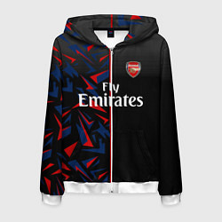 Толстовка 3D на молнии мужская ARSENAL UNIFORM 2020, цвет: 3D-белый