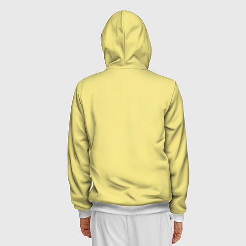 Мужская толстовка на молнии Заказывали Панду? ? / 3D-Белый – фото 4