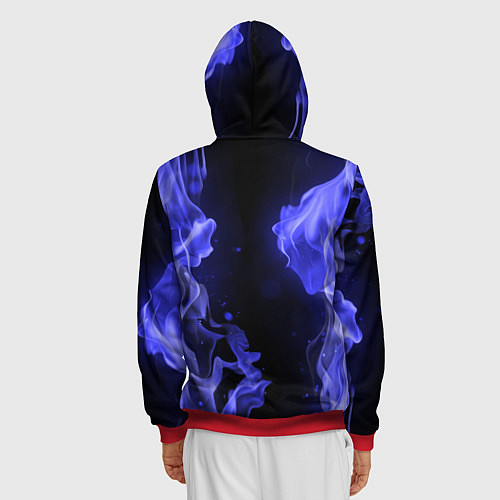 Мужская толстовка на молнии FORD / 3D-Красный – фото 4