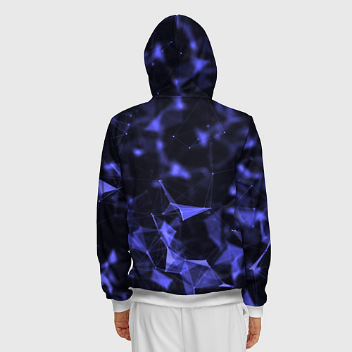 Мужская толстовка на молнии MITSUBISHI / 3D-Белый – фото 4