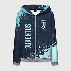 Толстовка 3D на молнии мужская JUVENTUS ЮВЕНТУС, цвет: 3D-меланж