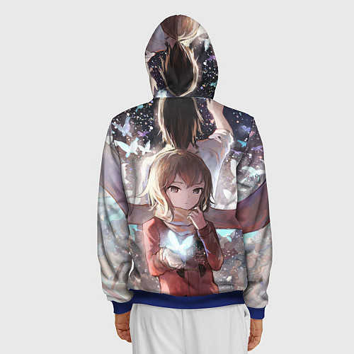 Мужская толстовка на молнии Город в котором меня нет / 3D-Синий – фото 4