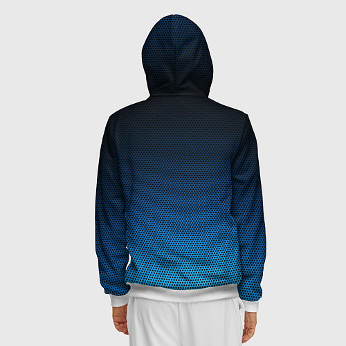 Мужская толстовка на молнии INFINITI / 3D-Белый – фото 4