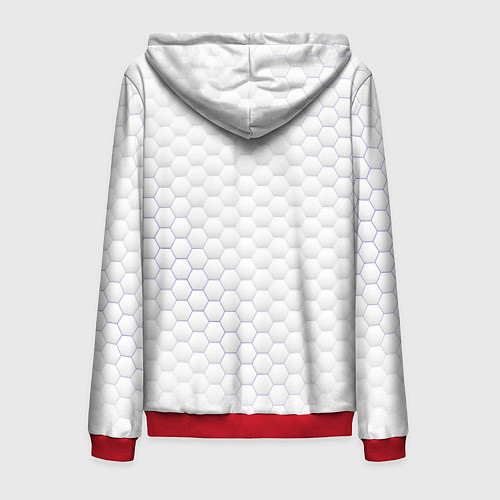 Мужская толстовка на молнии SKODA / 3D-Красный – фото 2