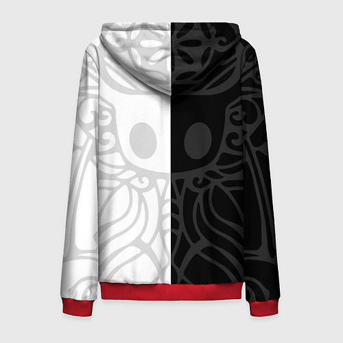 Мужская толстовка на молнии HOLLOW KNIGHT ХОЛЛОУ НАЙТ / 3D-Красный – фото 2