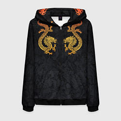 Мужская толстовка на молнии GOLD CHINA DRAGONS
