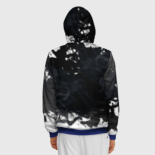 Мужская толстовка на молнии ГРОТ / 3D-Синий – фото 4