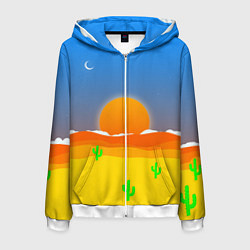 Мужская толстовка на молнии Пустыня