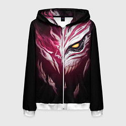 Толстовка 3D на молнии мужская ИЧИГО БЛИЧ BLEACH, цвет: 3D-белый