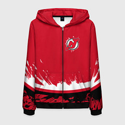 Мужская толстовка на молнии New Jersey Devils Ink