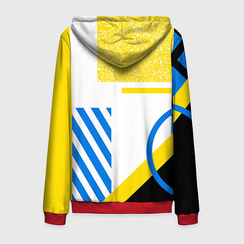 Мужская толстовка на молнии ФК «Интер Милан» 202021 / 3D-Красный – фото 2