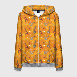 Толстовка 3D на молнии мужская Снаряжение Альпиниста, цвет: 3D-меланж