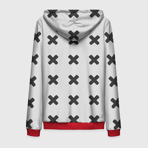 Мужская толстовка на молнии Риэл Мэйер из Эрго Прокси / 3D-Красный – фото 2