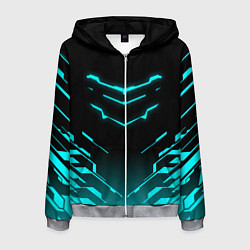 Толстовка 3D на молнии мужская DEAD SPACE АЙЗЕК КЛАРК, цвет: 3D-меланж