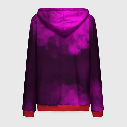 Мужская толстовка на молнии Бойфренд Boyfriend FNF / 3D-Красный – фото 2