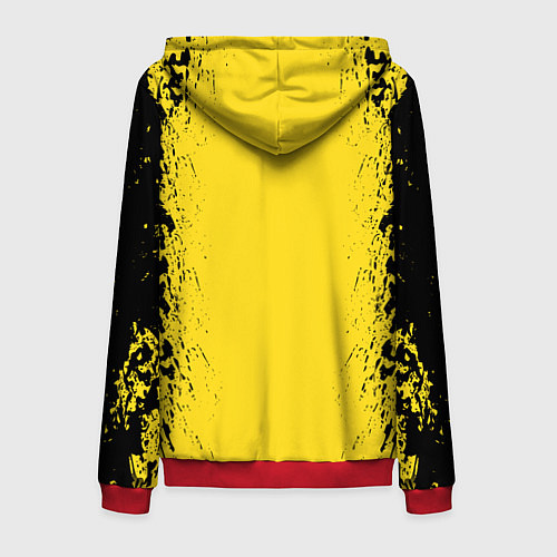 Мужская толстовка на молнии CYBERPUNK 2077 КИБЕРПАНК 2077 / 3D-Красный – фото 2