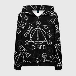 Толстовка 3D на молнии мужская Panic! At the Disco - Pray For The Wicked, цвет: 3D-черный