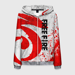 Мужская толстовка на молнии GARENA FREE FIRE ЛОГО ИГРЫ, ДРАКОН