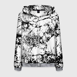 Мужская толстовка на молнии Эффект линогравюры