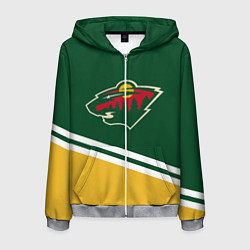 Мужская толстовка на молнии Minnesota Wild NHL