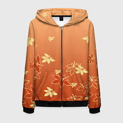 Толстовка 3D на молнии мужская КАДЗУХА KAZUHA КРАСНЫЙ КЛЕН, цвет: 3D-черный