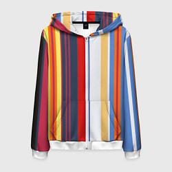 Мужская толстовка на молнии Stripes Abstract