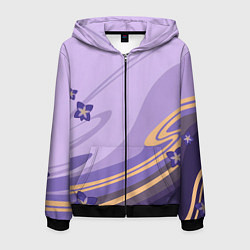 Толстовка 3D на молнии мужская БААЛ СЁГУН РАЙДЕН, цвет: 3D-черный