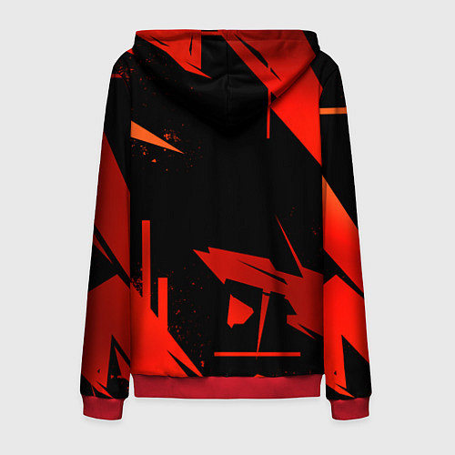 Мужская толстовка на молнии ДИЛЮК ИЗ МОНДШТАТА DILUC / 3D-Красный – фото 2